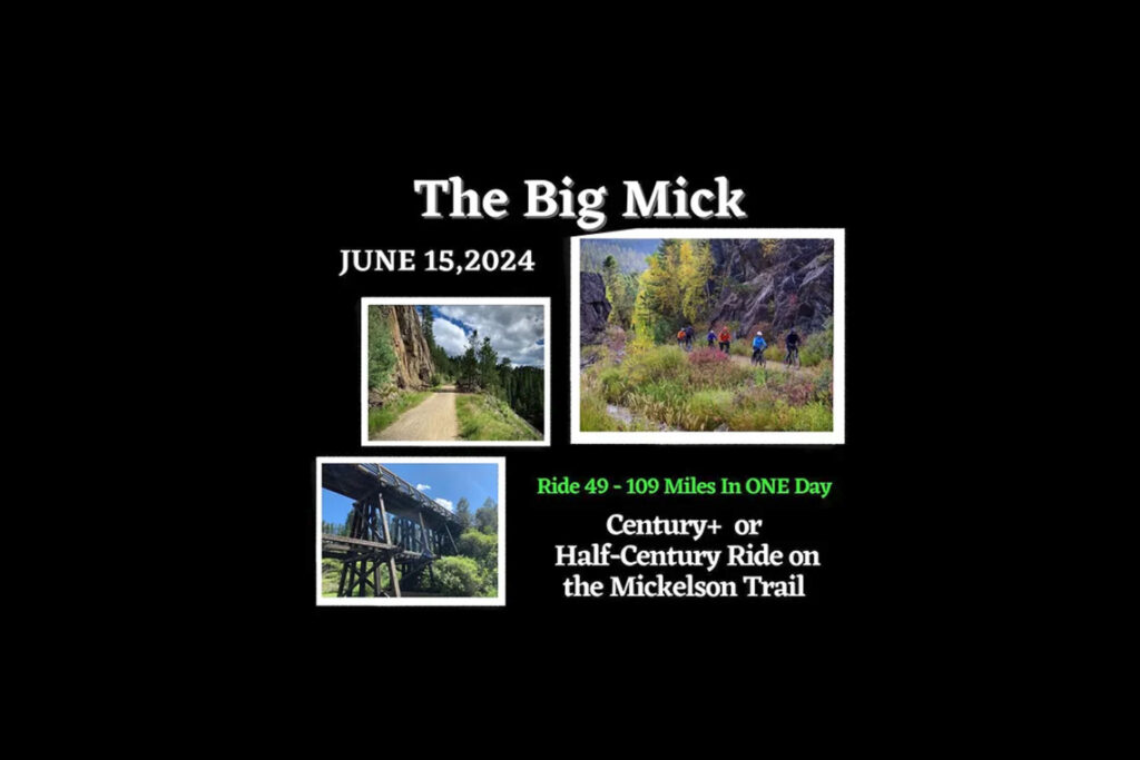 The Big Mick is Back! Century+ Ride Half-Century Ride