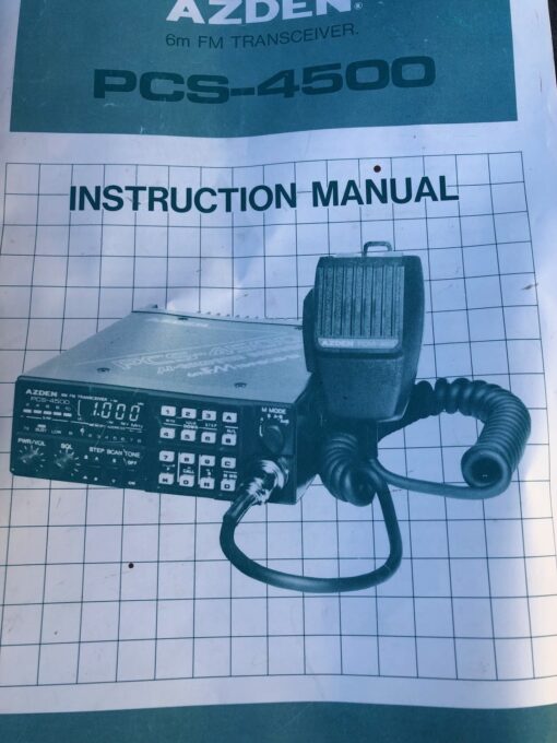 Azden 6m Fm Transceiver PCS-4500 - Image 2