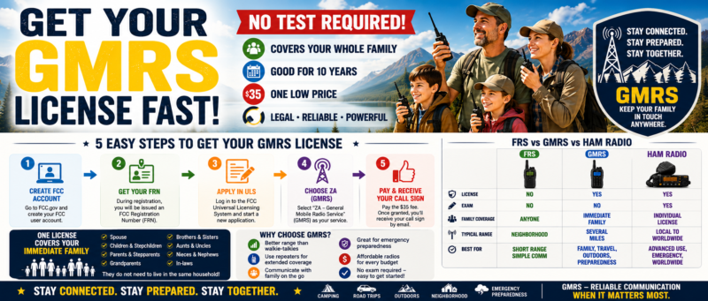 Get you GMRS license